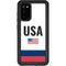 USA American Flag Galaxy S20 Waterproof Case
