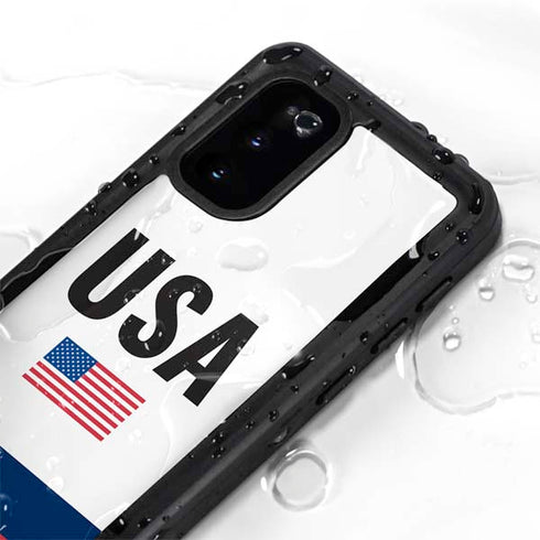 USA American Flag Galaxy S20 Waterproof Case