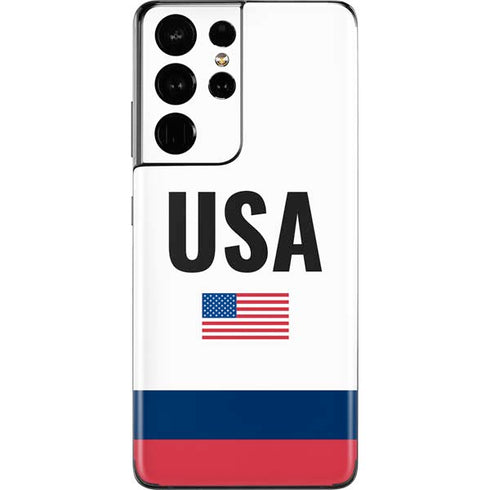 USA American Flag Galaxy S21 Ultra 5G Skin