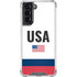 USA American Flag Galaxy S22 Clear Case