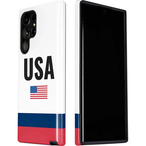 USA American Flag Galaxy S22 Ultra Pro Case
