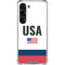 USA American Flag Galaxy S23 Clear Case