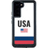 USA American Flag Galaxy S23 Plus Waterproof Case