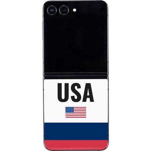 USA American Flag Galaxy Z Flip5 5G Skin