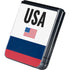 USA American Flag Galaxy Z Flip5 5G Skin