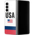 USA American Flag Galaxy Z Fold4 5G Skin