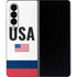 USA American Flag Galaxy Z Fold4 5G Skin