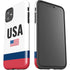 USA American Flag iPhone 11 Impact Case