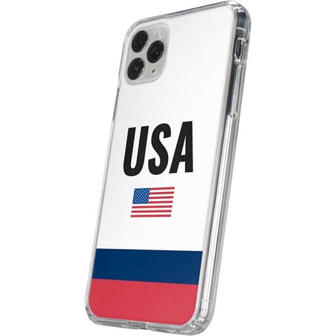 USA American Flag iPhone 11 Pro Clear Case