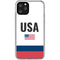 USA American Flag iPhone 11 Pro Clear Case