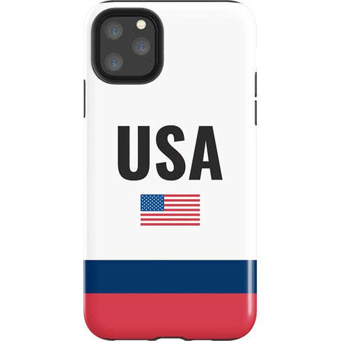 USA American Flag iPhone 11 Pro Max Impact Case