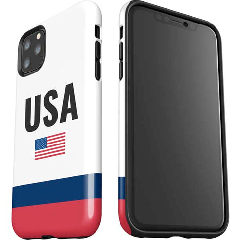 USA American Flag iPhone 11 Pro Max Impact Case