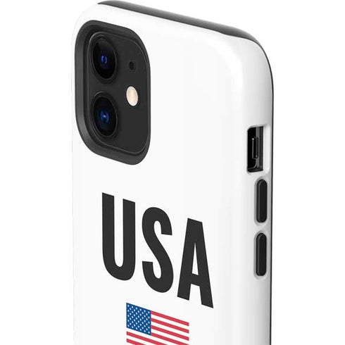 USA American Flag iPhone 12 Impact Case