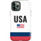 USA American Flag iPhone 12 Pro Impact Case