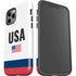 USA American Flag iPhone 12 Pro Impact Case