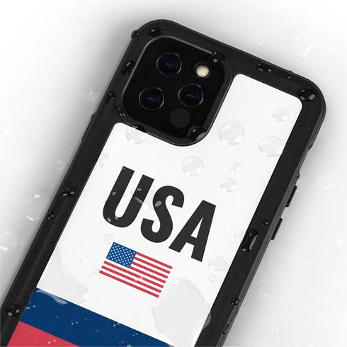 USA American Flag iPhone 12 Pro Waterproof Case