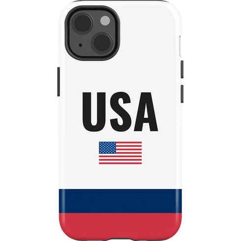 USA American Flag iPhone 14 Impact Case