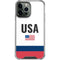 USA American Flag iPhone 15 Pro Max Clear Case