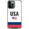 USA American Flag iPhone 14 Pro Max Clear Case