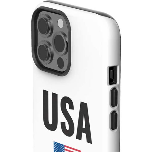USA American Flag iPhone 14 Pro Max Impact Case