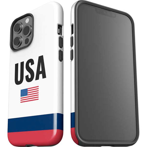 USA American Flag iPhone 15 Pro Max Impact Case