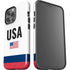 USA American Flag iPhone 14 Pro Max Impact Case