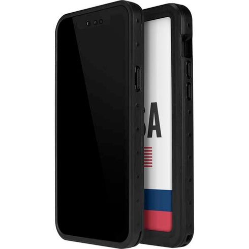 USA American Flag iPhone 15 Plus Waterproof Case