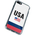 USA American Flag iPhone SE (2nd & 3rd Gen) Clear Case