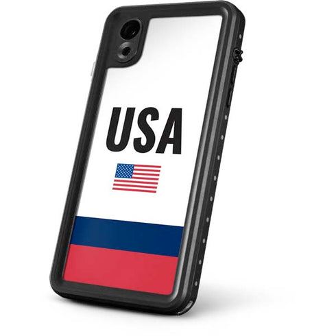 USA American Flag iPhone XR Waterproof Case