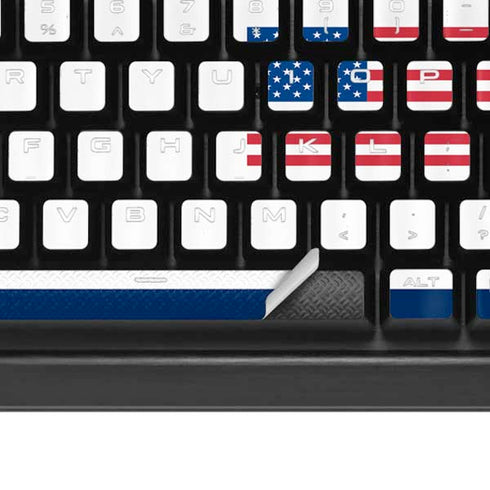 USA American Flag K95 RGB PLATINUM Mechanical Gaming Keyboard Skin