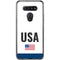 USA American Flag LG K51/Q51 Clear Case