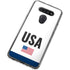 USA American Flag LG K51/Q51 Clear Case