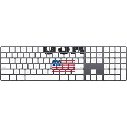 USA American Flag Magic Keyboard with Numeric Keypad Skin