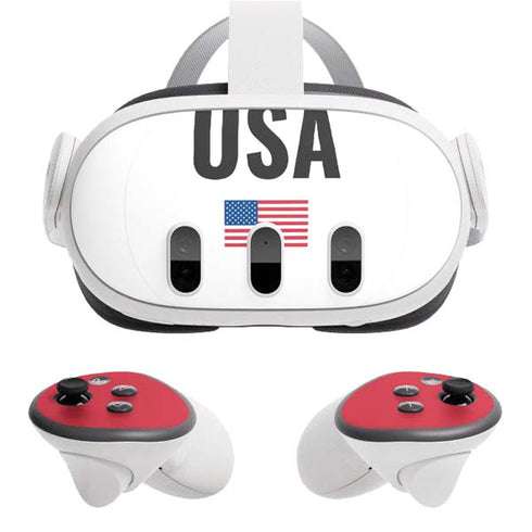 USA American Flag Meta Quest 3 Skin