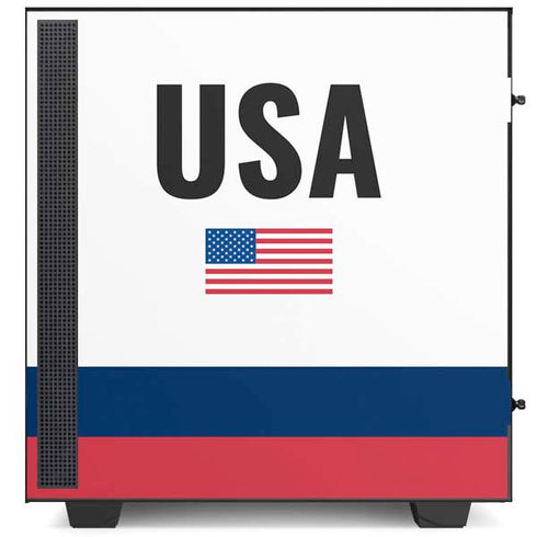 USA American Flag NZXT H510 Compact ATX Mid-Tower Case Skin