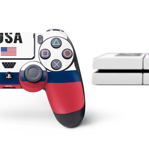 USA American Flag PS4 Console and Controller Bundle Skin