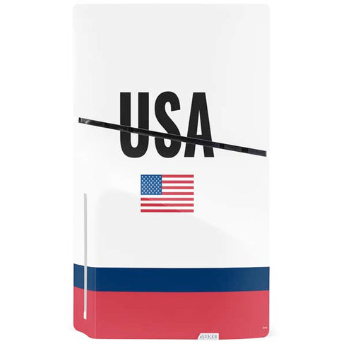 USA American Flag PS5 Slim Disk Console Skin