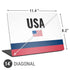 USA American Flag Universal Laptop 14in (11.4 x 8.2in) Skin