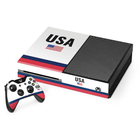 USA American Flag Xbox One Console and Controller Bundle Skin
