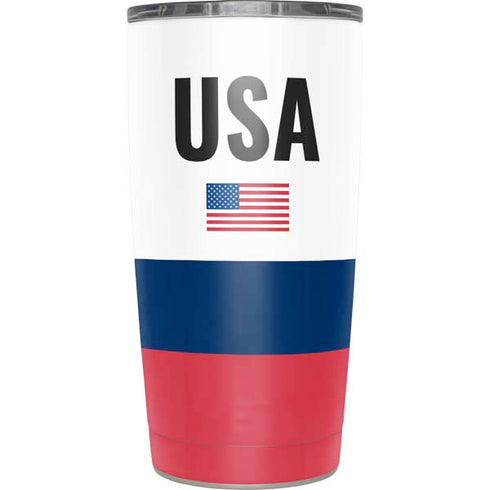 USA American Flag Yeti 20oz Tumbler Skin