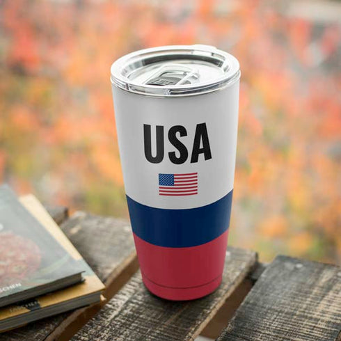 USA American Flag Yeti 20oz Tumbler Skin
