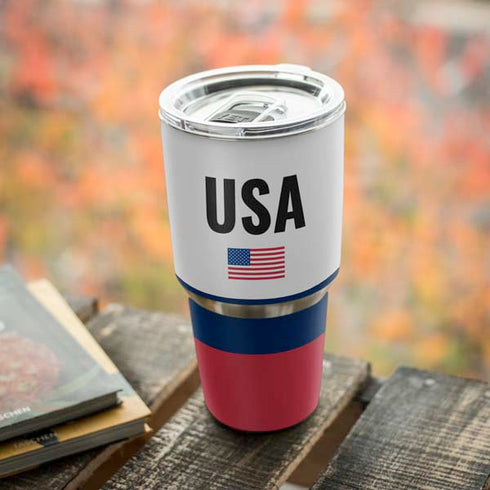 USA American Flag Yeti 30oz Rambler Tumbler Skin