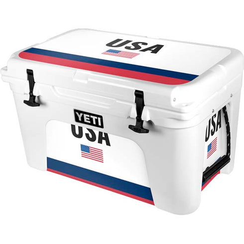 USA American Flag YETI Tundra 45 Hard Cooler Skin