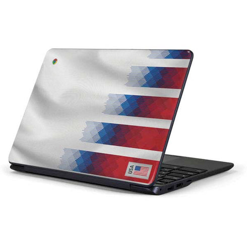 USA Soccer Flag Samsung Chromebook Skin