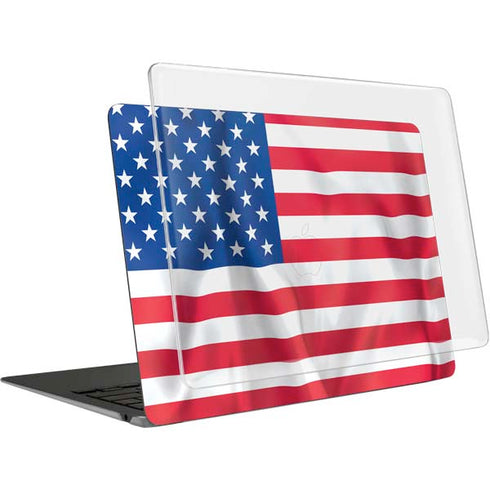USA Flag MacBook Air 15in (2023-2025) Case plus Skin