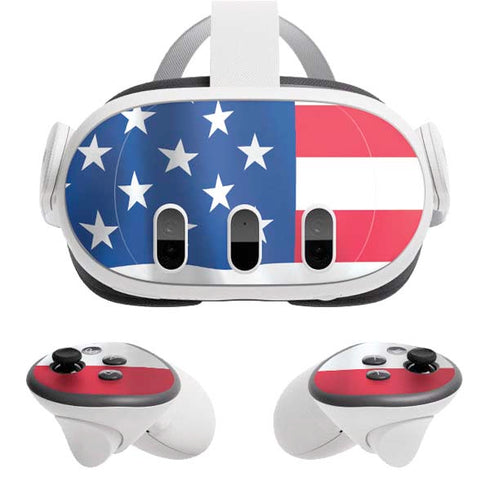 USA Flag Meta Quest 3 Skin