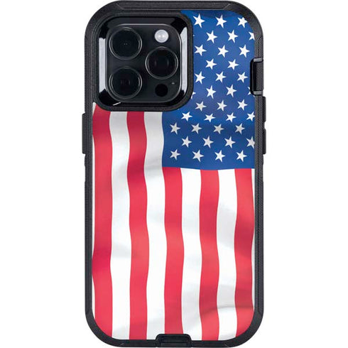 USA Flag Otterbox Defender iPhone Skin