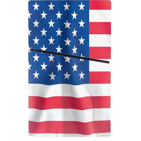 USA Flag PS5 Slim Digital Edition Bundle Skin