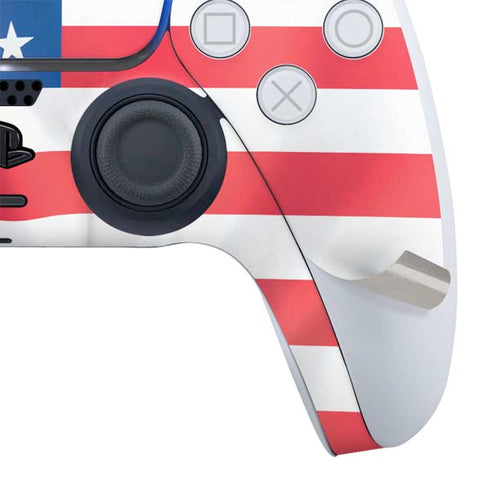 USA Flag PS5 Slim Digital Edition Bundle Skin