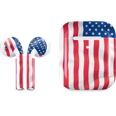 USA Flag American Flag Apple AirPods 2 Skin